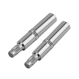Stepper motor rotor shaft