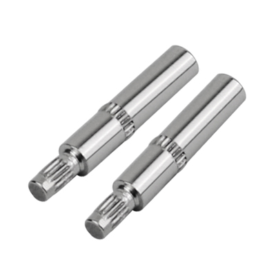 Stepper motor rotor shaft